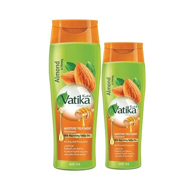 Vatika Shampoo Moisture Treatment 400ml + 200ml Free