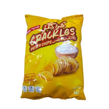 Nadec Potato Chips Salt 21gr x 25 Pieces