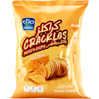 Nadec Potato Chips Cheese 155Gr