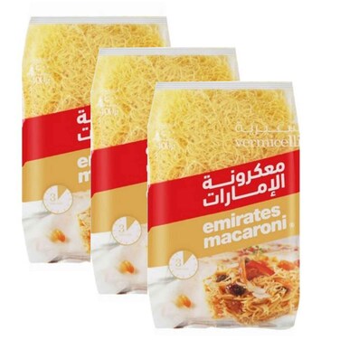 Emirates Macaroni Fine Vermicelli 500 Gram 3 Pags