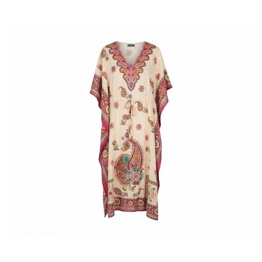 Ladies Kaftan Dress Large Size Viscose Fabric Design 22 Pattern 5