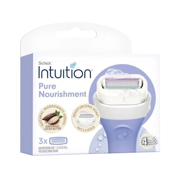 Schick Razor Pure Nourishment With 3 Pieces