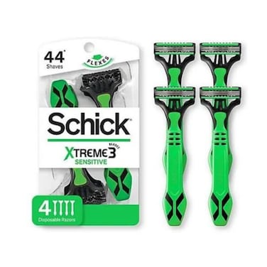 Schick Xtreme Men Disposable Razor 4 Pieces