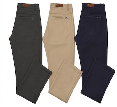 Style Mens Twill Trousers Sizes 30 To 40