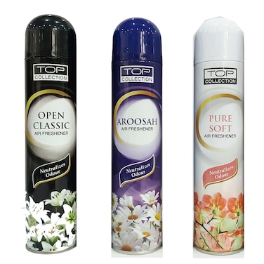 Top Collection Air Freshner Assorted Scent 300 Ml 3 Pieces