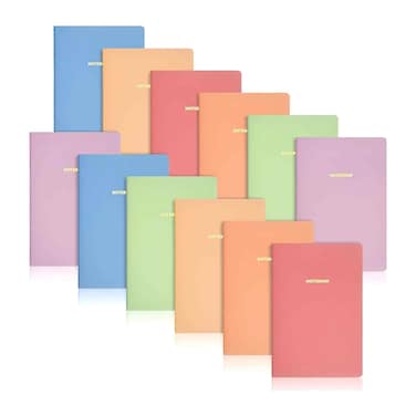 Mintra Composition Notebook Solid 80 Count 1 Piece Multi Color