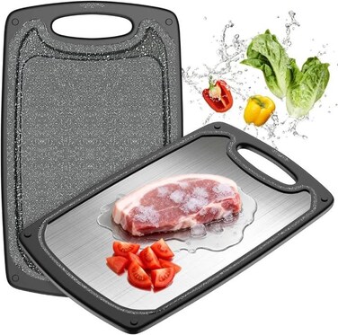 Elegant Stainless Steel Cutting Board