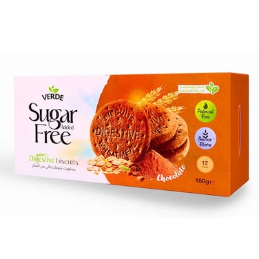 Verde Digestive Biscuit Chocolate 180 Gram