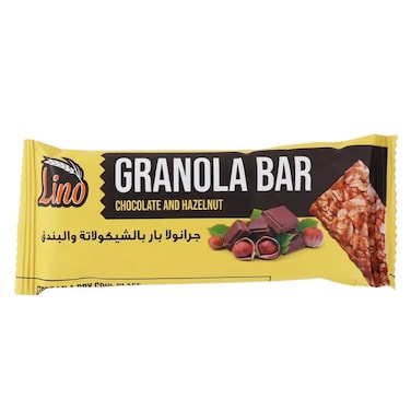 Lino Granola Bar Chocolate And Hazelnut 40 Grams