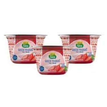 Nada Strawberry Greek Yogurt 3 Pieces 160 Gram
