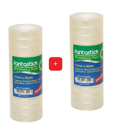 Tape Clear Fk-Tt-1836Cn8Rols X 2
