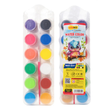 Flexoffice Watercolour Set 12Clr