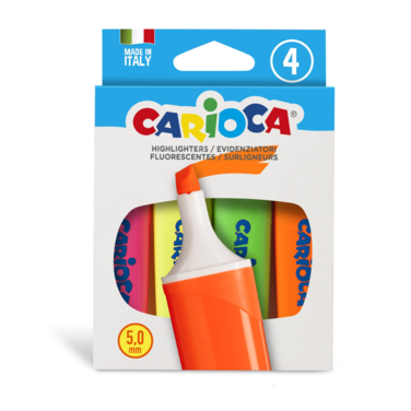 Carioca Highlighter Set 5.0Mm
