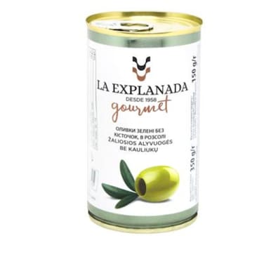 La Explanada Green Pitted Olives 190 Gram