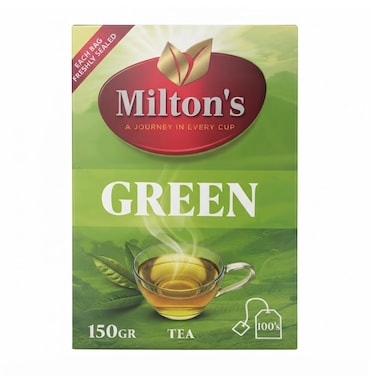 Miltons Green Tea 100 Bags 150 Gram