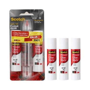 3M Glue Stick 5Pcs And Liquid Glue