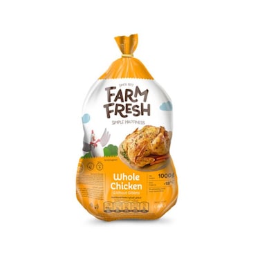Farm Fresh Whole Frozen Griller Chicken 1100 Grams