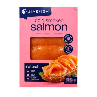Starfish Cold Smoked Salmon 100 Gram
