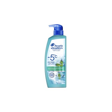 Head And Shoulders Ice Fresh Menthol Shampoo 500 Ml 2 Pieces