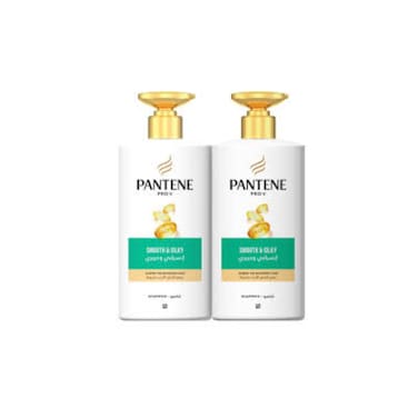 Pantene Smooth And Silky Shampoo 500 Ml 2 Pieces