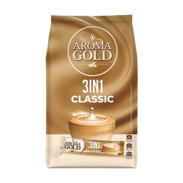 Aroma Gold 3 In 1 Classic Coffee 17 Grams Box Of 24