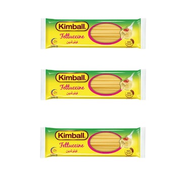 Kimball Fettuccine Pasta Pack Of 3 Boxes Size 400 Gram Each Box