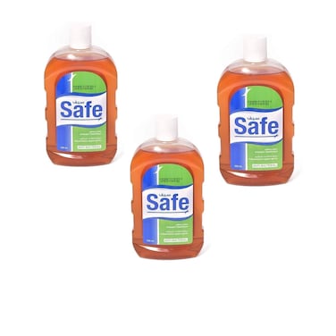 Safe Antiseptic Liquid Pack Of 3 Bottles Size 500 Ml Each Bottle Disinfectant