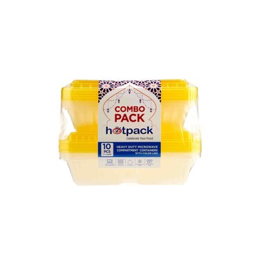 HOTPACK CONTAINER 2CO+3COMP 5PCSX2