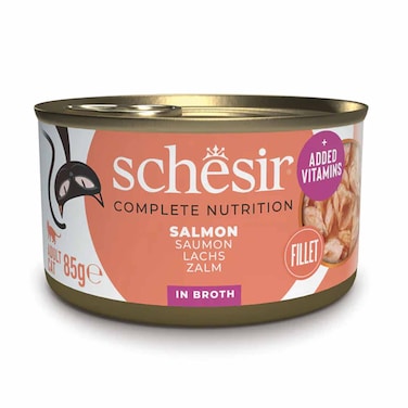 Schesir Salmon In Cooking Water Wet Cat Food 85 Gram