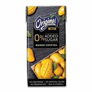 Original Zero Sugar Mango Juice Drink 200 Ml