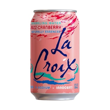 Lacroix Raspberry Cranberry Sparkling Water 355 Ml