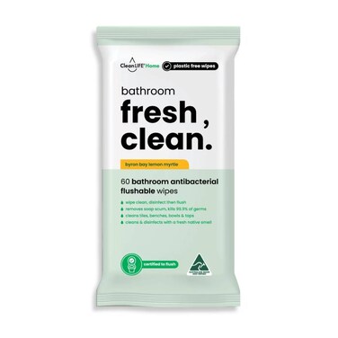 Clean Life Kitchen Cleaning Wipes Lemon 60 Sheets