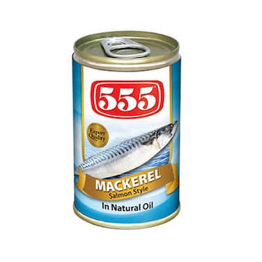 555 Mackerel In Natural Oil 155 Gram