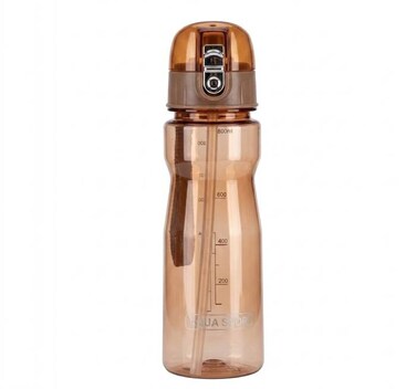 Generic Water Bottle Coffee Color 550 ML
