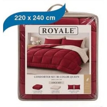 Royale Comforter Set Queen Size 4 Pieces