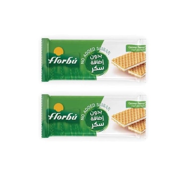 Florbu Zero Sugar Coconut Wafer 160 Grams Pack Of 2