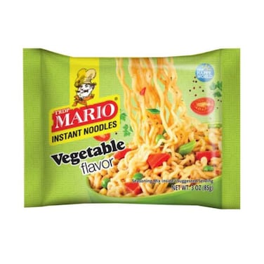 Mario Instant Vegetable Noodles 70 Grams Pack Of 40