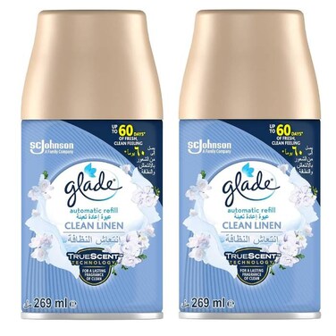 Glade Automatic Spray Refill Clean Linen 269 ML 2 Packs