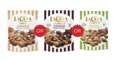 Lacasa Assorted Coated Chocolates 115 Grams
