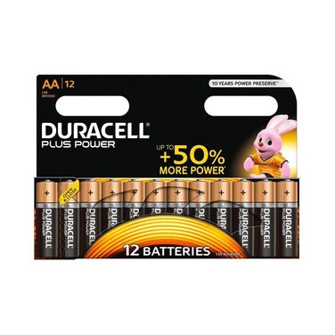 Duracell Basic AA 12 Plus 4 Promo Pack