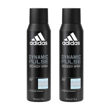 Adidas Men Deodorant Body Spray Dynamic Pulse 150 ml 2 Pieces