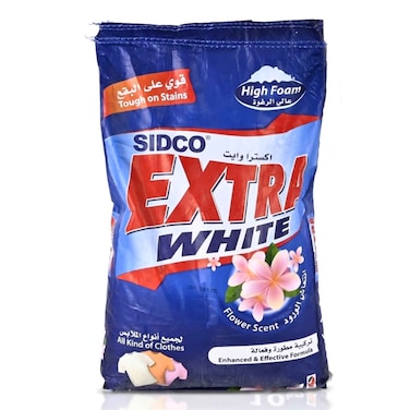 Sidco Extra White High Foam Laundry Detergent Powder 5 kg