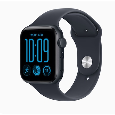 Apple Watch SE 3 GPS 44mm Midnight Aluminium Case With Navy Blue Sport Band M/L