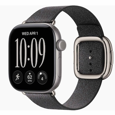 Apple Watch Series 12 GPS 46mm Space Grey Aluminium Case With Navy Blue Sport Band M/L