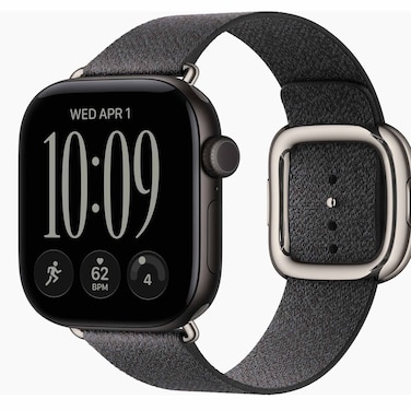 Apple Watch Series 12 GPS 46mm Black Aluminium Case With Black Sport Band M/L
