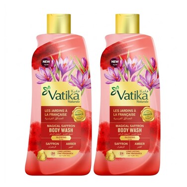 Vatika Body Wash Saffron 250 Ml 2 Pieces