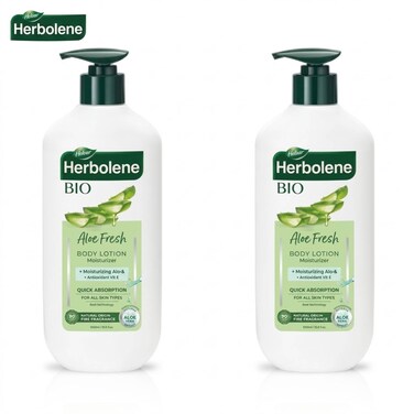 Herbolene Body Lotion Aloe Vera 400 Ml 2 Pieces