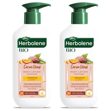 Herbolene Body Lotion Cocoa Butter 400 Ml 2 Pieces