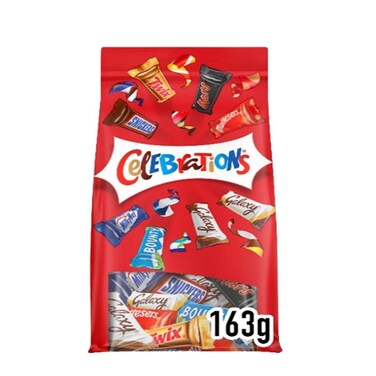 Celebrations&nbsp;Chocolate Mix Flavors Bag 163 Gram