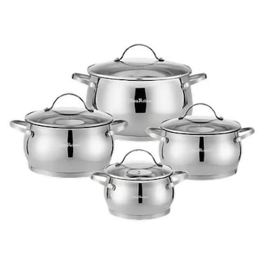Haus Roland Stainless Steel Cookware Set 8 Pieces